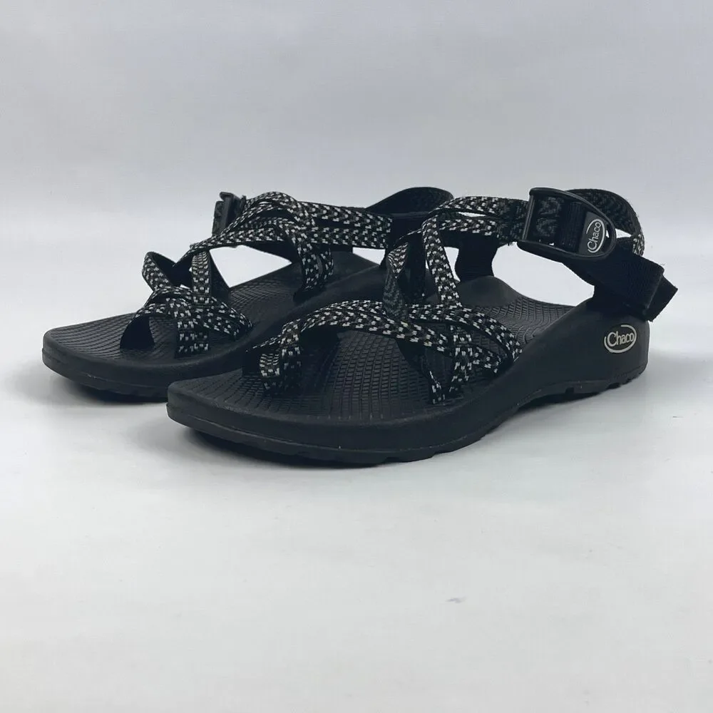 Chaco Women's Size 6W Classic Boost Black Double Strap Sandals J106266W